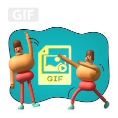 Gif-анимация - КИБЕРшкола программирования для детей, компьютерные курсы для школьников, начинающих и подростков - KIBERone г. Брест