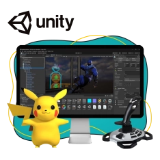 Мир игр на Unity 2D на популярном движке + AI-помощники - КИБЕРшкола программирования для детей, компьютерные курсы для школьников, начинающих и подростков - KIBERone г. Брест