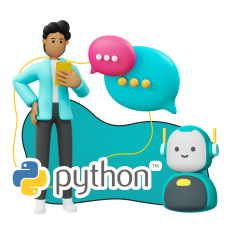 Умный чат-бот на Python - КИБЕРшкола программирования для детей, компьютерные курсы для школьников, начинающих и подростков - KIBERone г. Брест