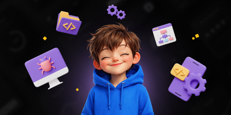 Идеальный сайт с нуля: код, дизайн и AI-помощник - КИБЕРшкола программирования для детей, компьютерные курсы для школьников, начинающих и подростков - KIBERone г. Брест